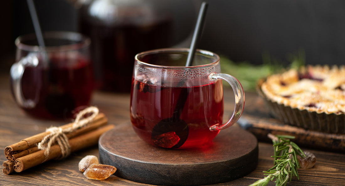 Cinnamon Hibiscus Tea for the Holidays
